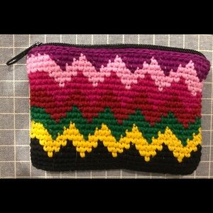 Woven Multicolored coin purse